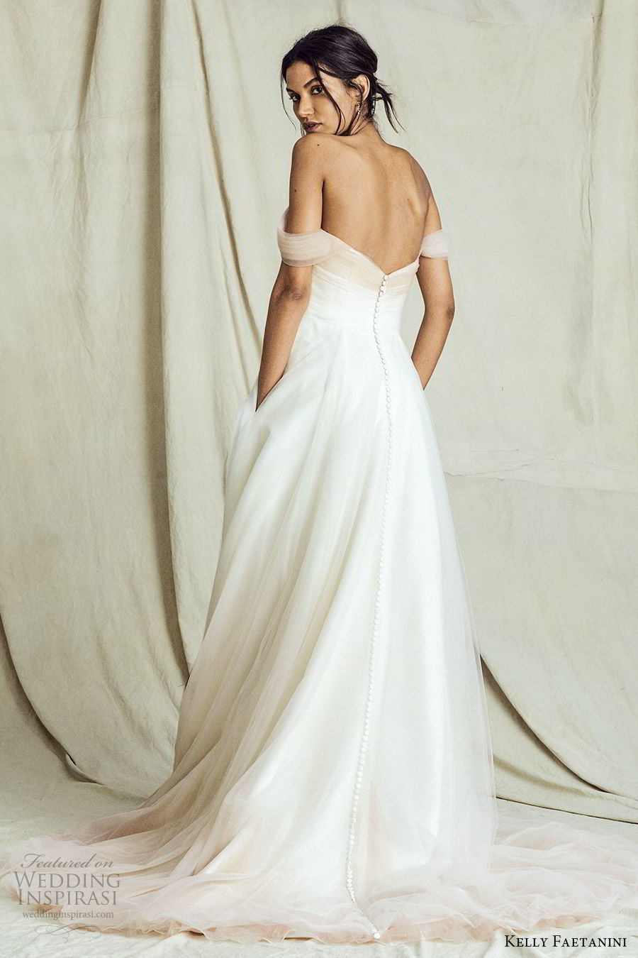 kelly faetanini fall 2019 bridal off shoulder straight across neckline ruched bodice a line ball gown wedding dress elegant romantic ombre blush chapel train (11) bv kelly faetanini fall 2019 bridal off shoulder straight across neckline ruched bodice a line ball gown wedding dress elegant romantic ombre blush chapel train (11) bv