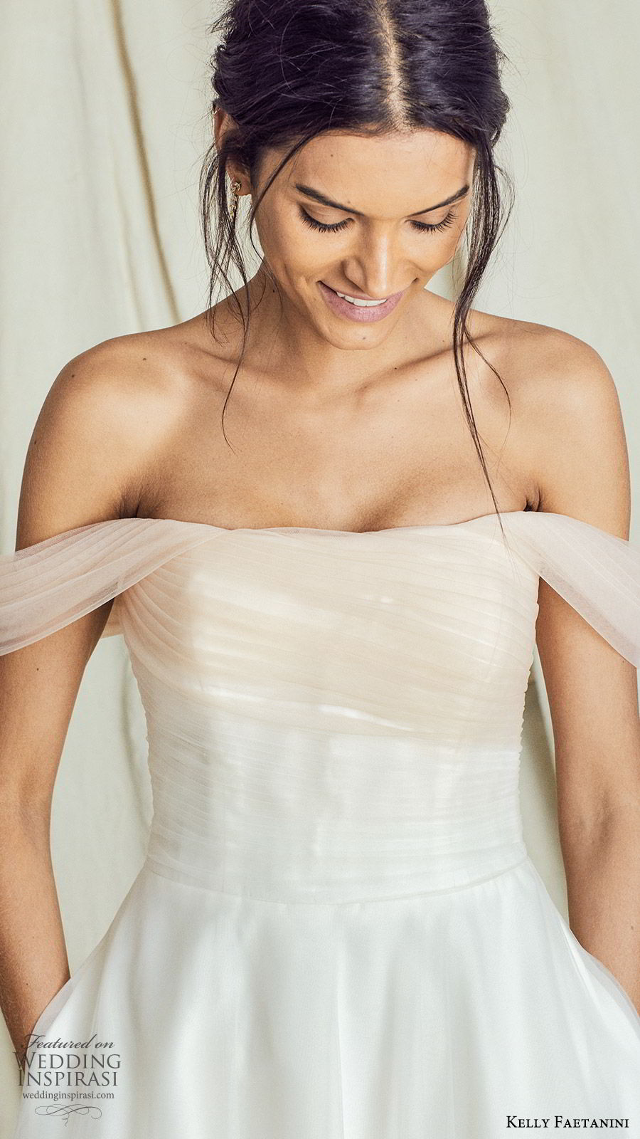 kelly faetanini fall 2019 bridal off shoulder straight across neckline ruched bodice a line ball gown wedding dress elegant romantic ombre blush chapel train (11) zv kelly faetanini fall 2019 bridal off shoulder straight across neckline ruched bodice a line ball gown wedding dress elegant romantic ombre blush chapel train (11) zv