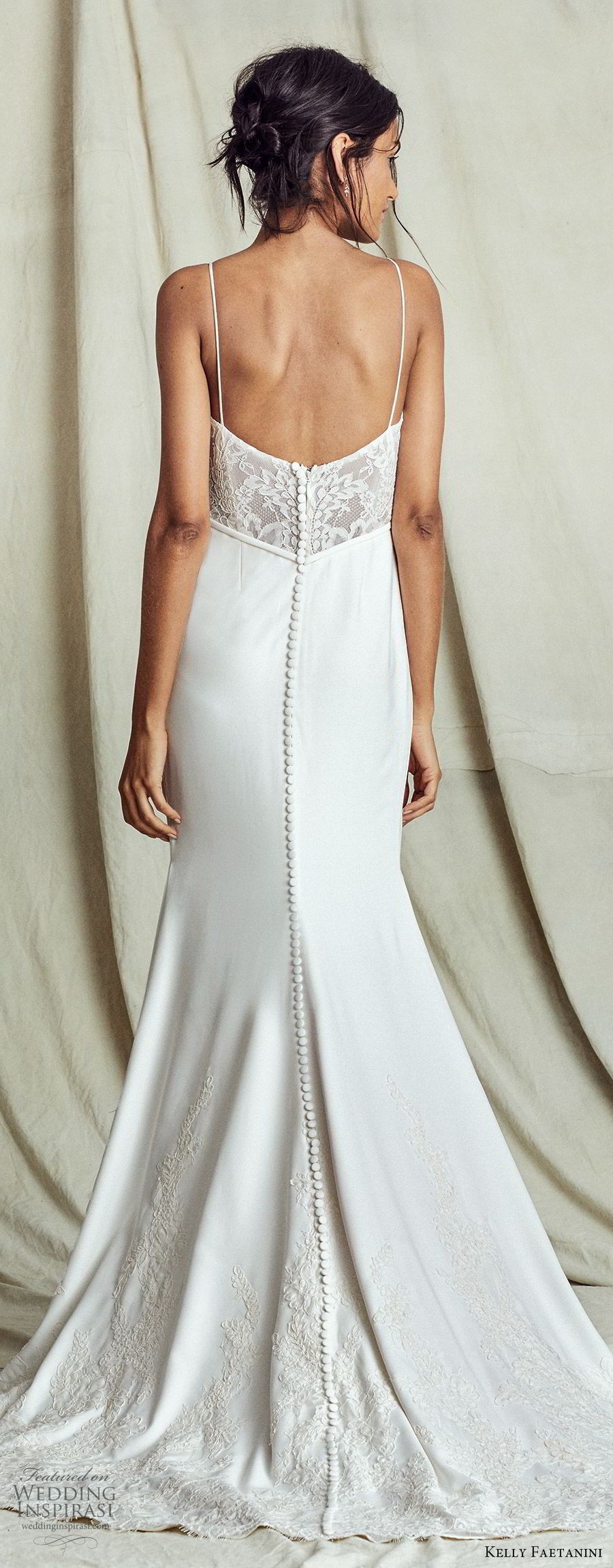 kelly faetanini fall 2019 bridal sleeveless thin straps sweetheart neckline lace bodice sheath trumpet mermaid wedding dress chapel train elegant (12) bv kelly faetanini fall 2019 bridal sleeveless thin straps sweetheart neckline lace bodice sheath trumpet mermaid wedding dress chapel train elegant (12) bv