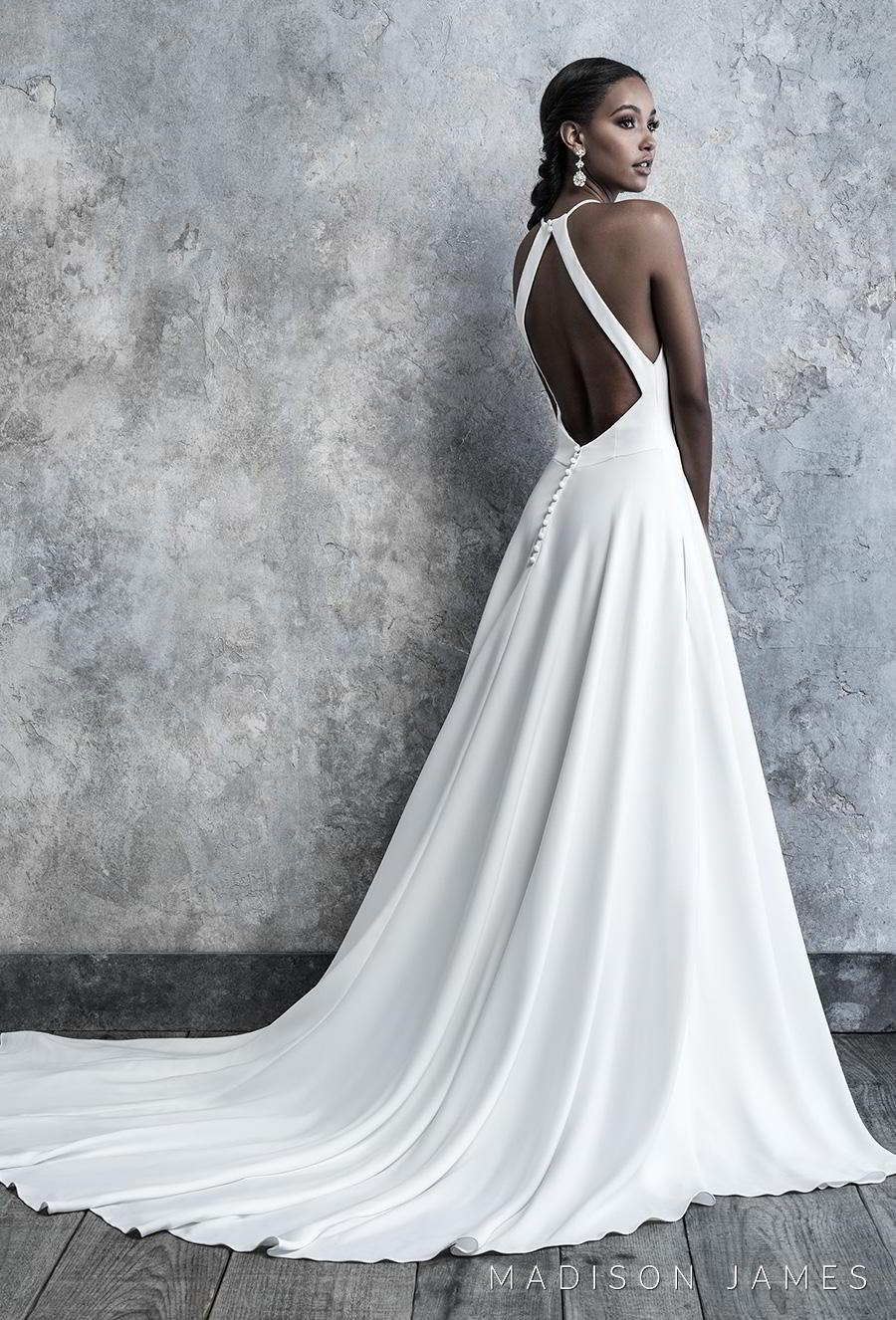 halter neck wedding dress 2019