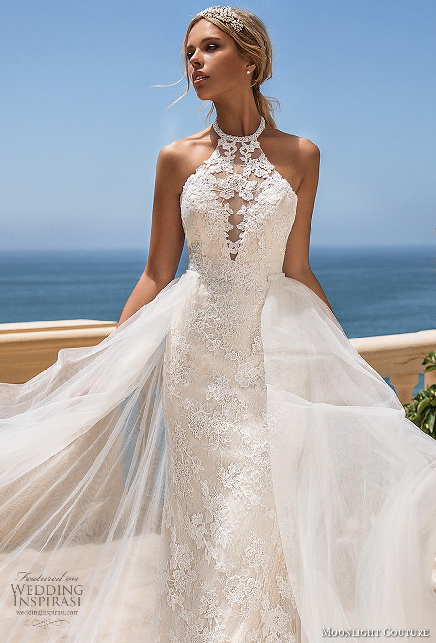 moonlight s2019 couture bridal sleeveless halter neck full embellishment elegant sheath wedding dress backless low back chapel train (3) zv moonlight s2019 couture bridal sleeveless halter neck full embellishment elegant sheath wedding dress backless low back chapel train (3) zv