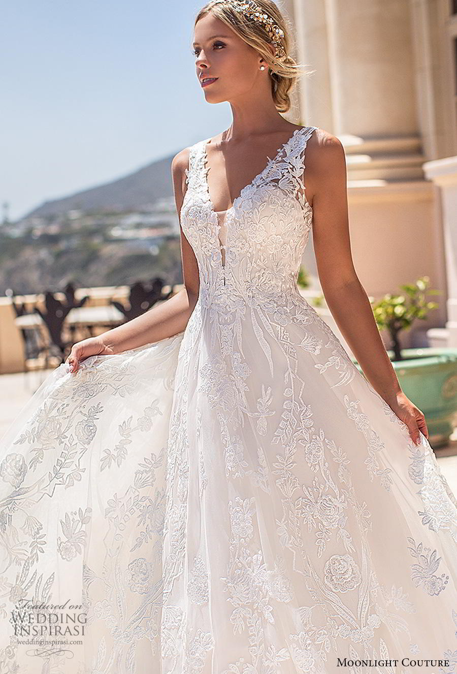 Moonlight Couture Spring 2019 Wedding Dresses | Wedding Inspirasi