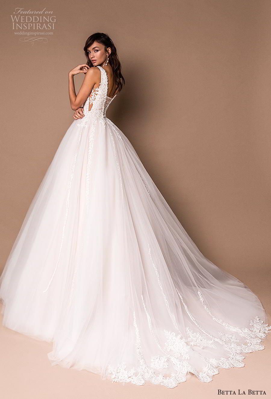 betta la betta 2020 bridal sleeveless v neck heavily embellished romantic a  line wedding dress corset v back chapel train (11) bv