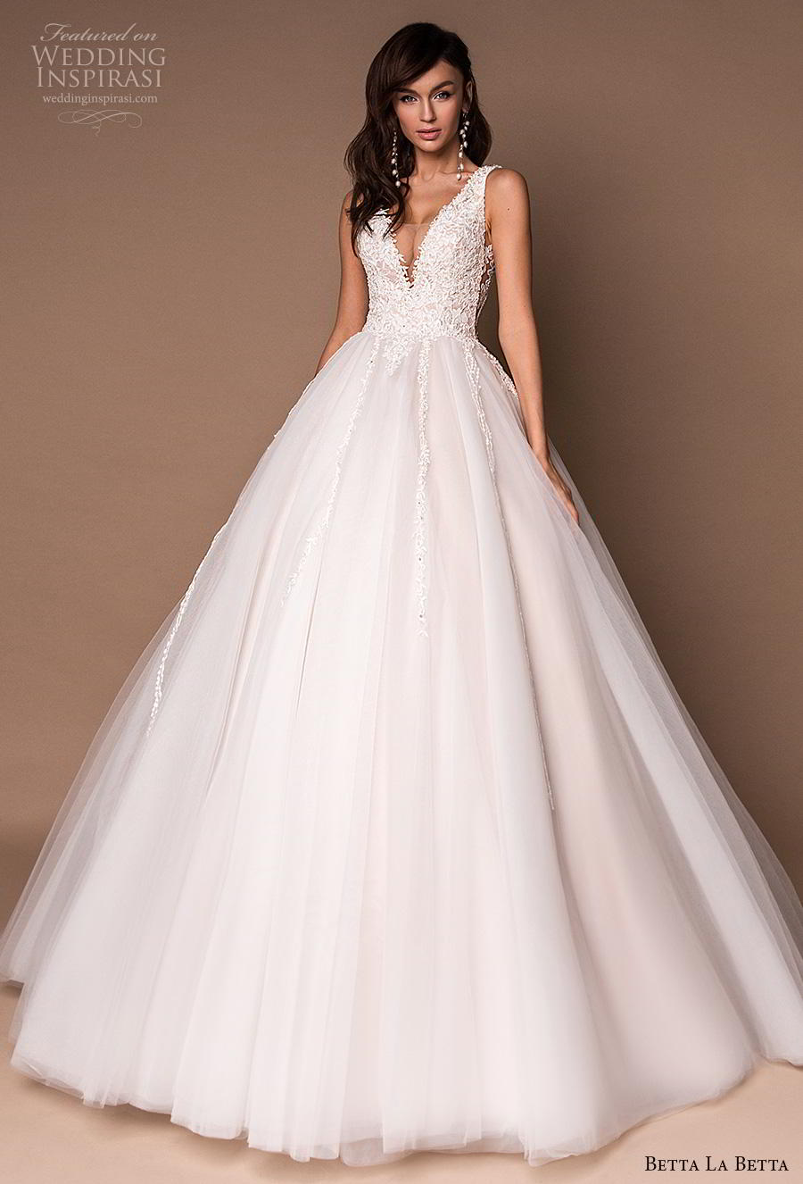 betta la betta 2020 bridal sleeveless v neck heavily embellished romantic a  line wedding dress corset v back chapel train (11) mv
