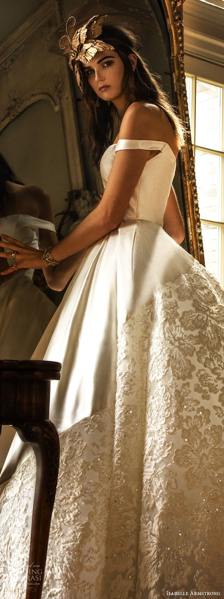 isabelle armstrong fall 2019 bridal off shoulder straps semi sweetheart neckline ball gown wedding dress lace skirt (3) romantic princess lv isabelle armstrong fall 2019 bridal off shoulder straps semi sweetheart neckline ball gown wedding dress lace skirt (3) romantic princess lv