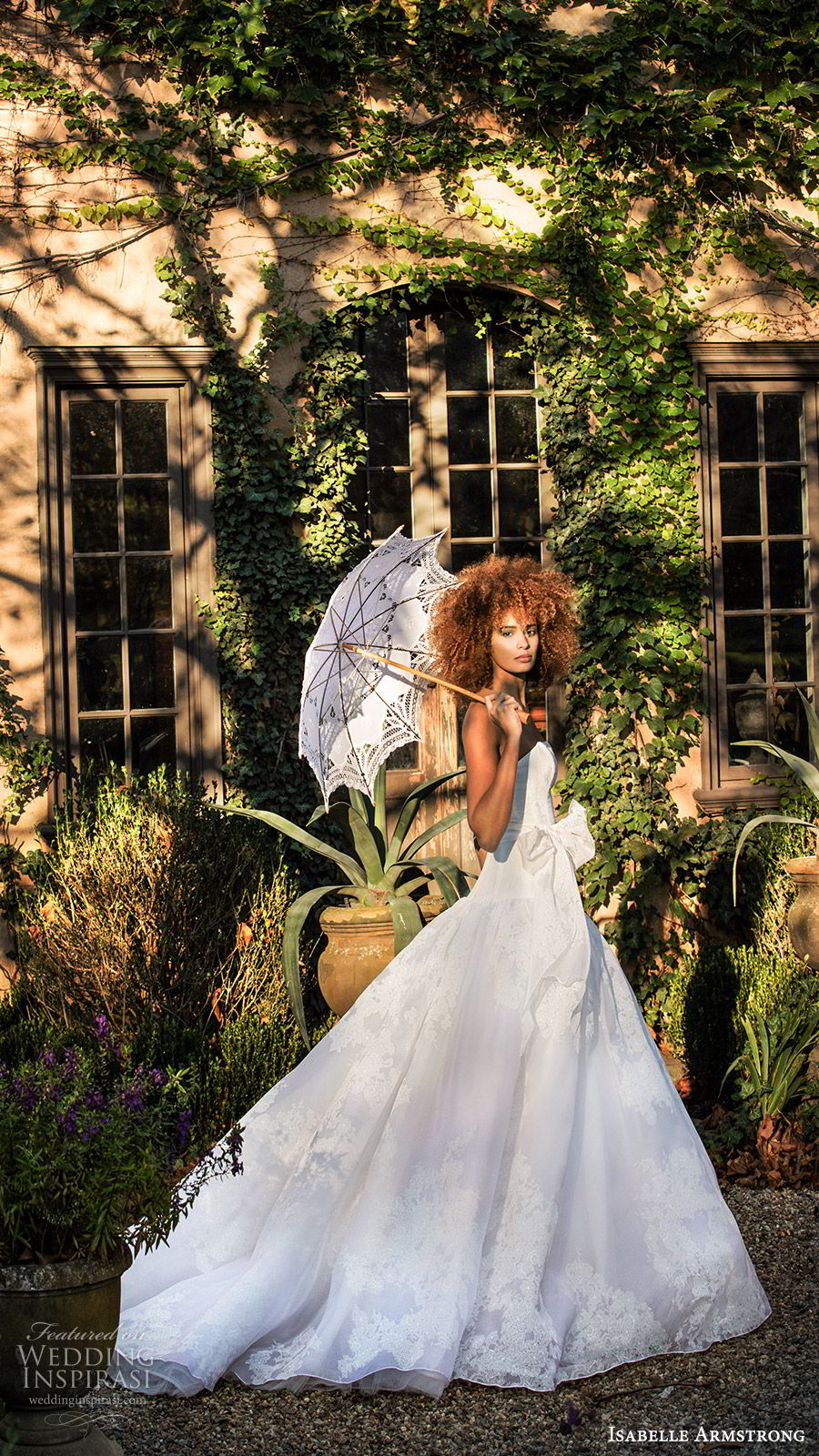 isabelle armstrong fall 2019 bridal strapless sweetheart drop waist lace a line ball gown wedding dress (12) chapel train romantic elegant mv isabelle armstrong fall 2019 bridal strapless sweetheart drop waist lace a line ball gown wedding dress (12) chapel train romantic elegant mv