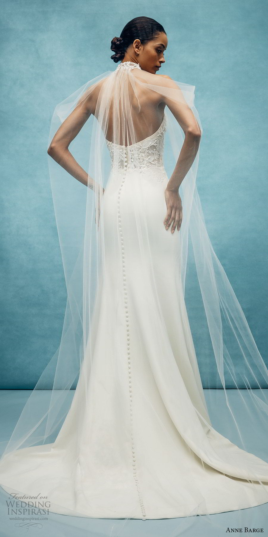 anne barge spring 2020 bridal strapless sweetheart lace bodice mermaid sheath wedding dress (1) sheer cape romantic modern chapel train bv anne barge spring 2020 bridal strapless sweetheart lace bodice mermaid sheath wedding dress (1) sheer cape romantic modern chapel train bv