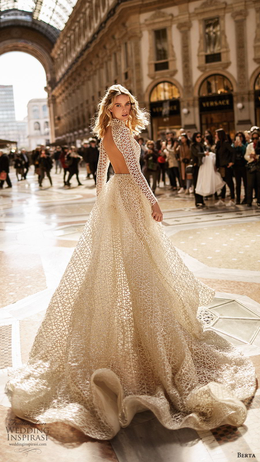 berta spring 2020 bridal illusion long sleeves high neck sheer bodice sweetheart fully embellished ball gown a line wedding dress (4) modern elegant chapel train keyhole bv berta spring 2020 bridal illusion long sleeves high neck sheer bodice sweetheart fully embellished ball gown a line wedding dress (4) modern elegant chapel train keyhole bv