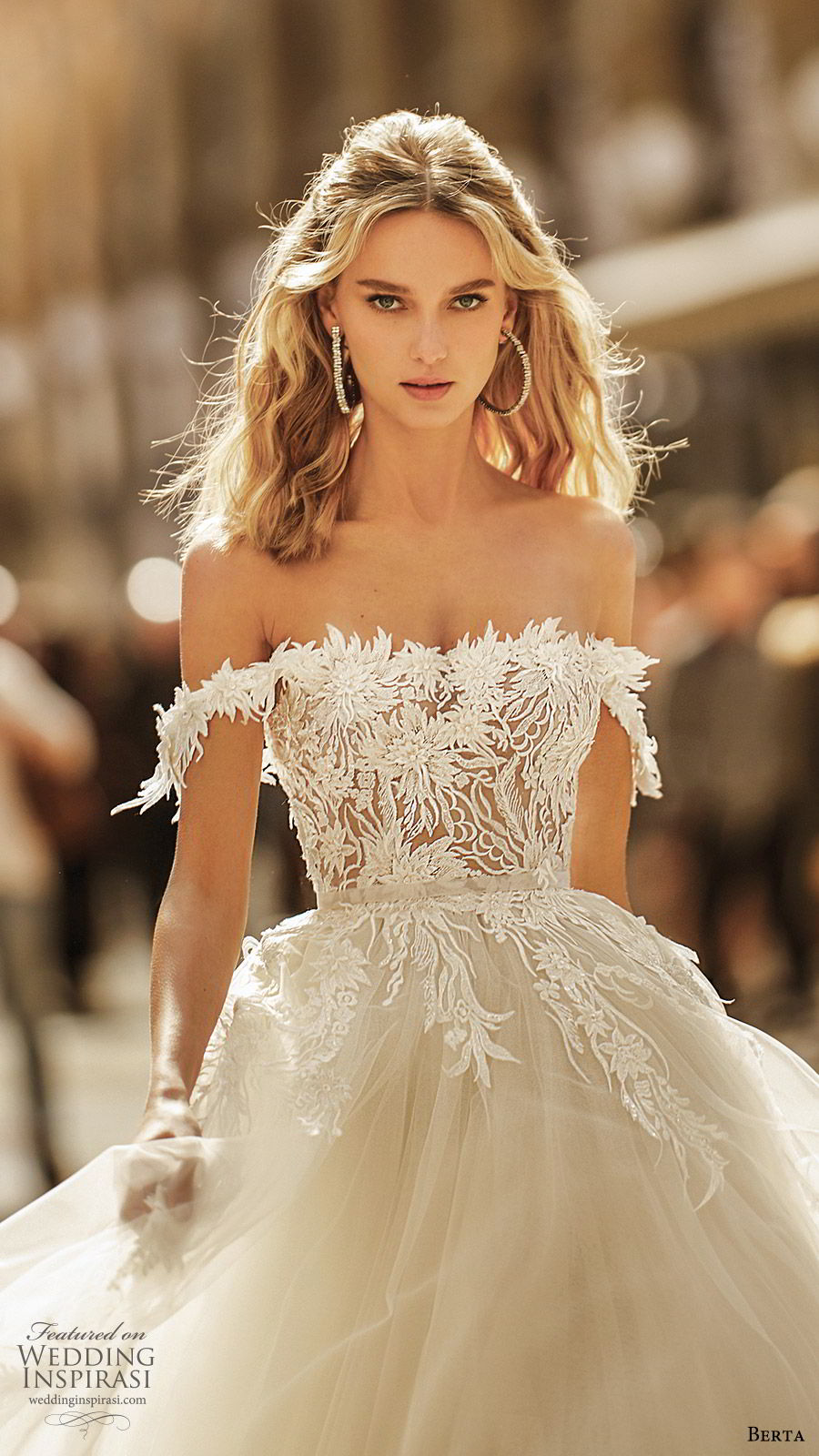 berta spring 2020 bridal off shoulder semi sweetheart embellished bodice a line ball gown (3) princess romantic chapel train zv berta spring 2020 bridal off shoulder semi sweetheart embellished bodice a line ball gown (3) princess romantic chapel train zv