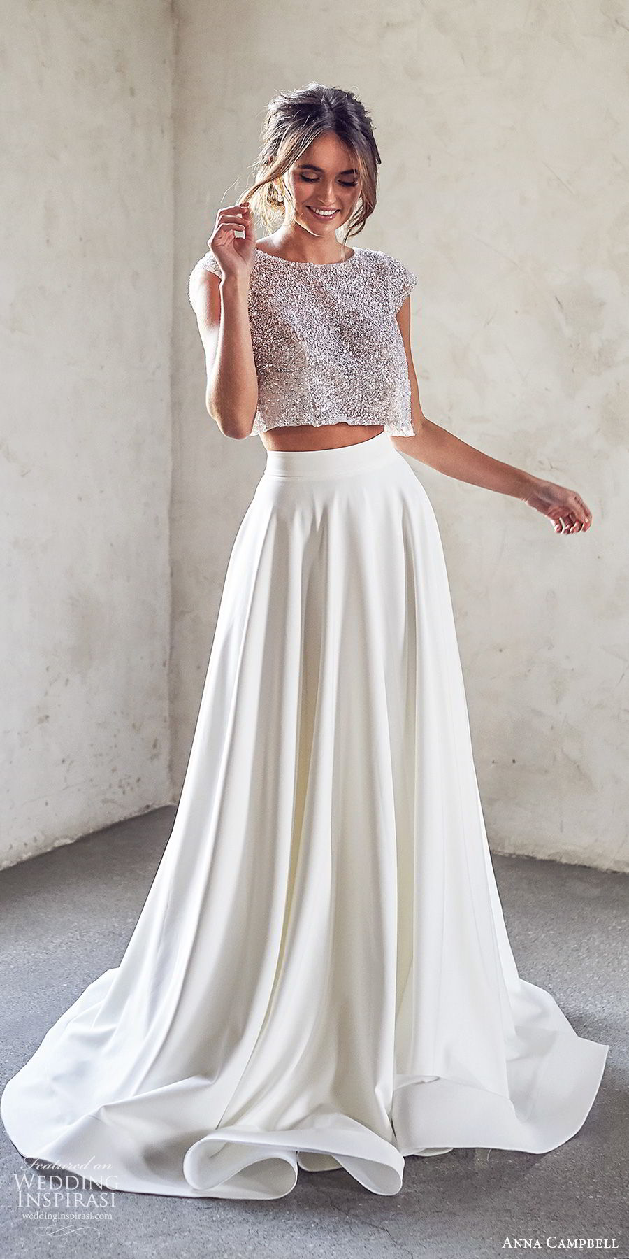 crop top dresses for wedding