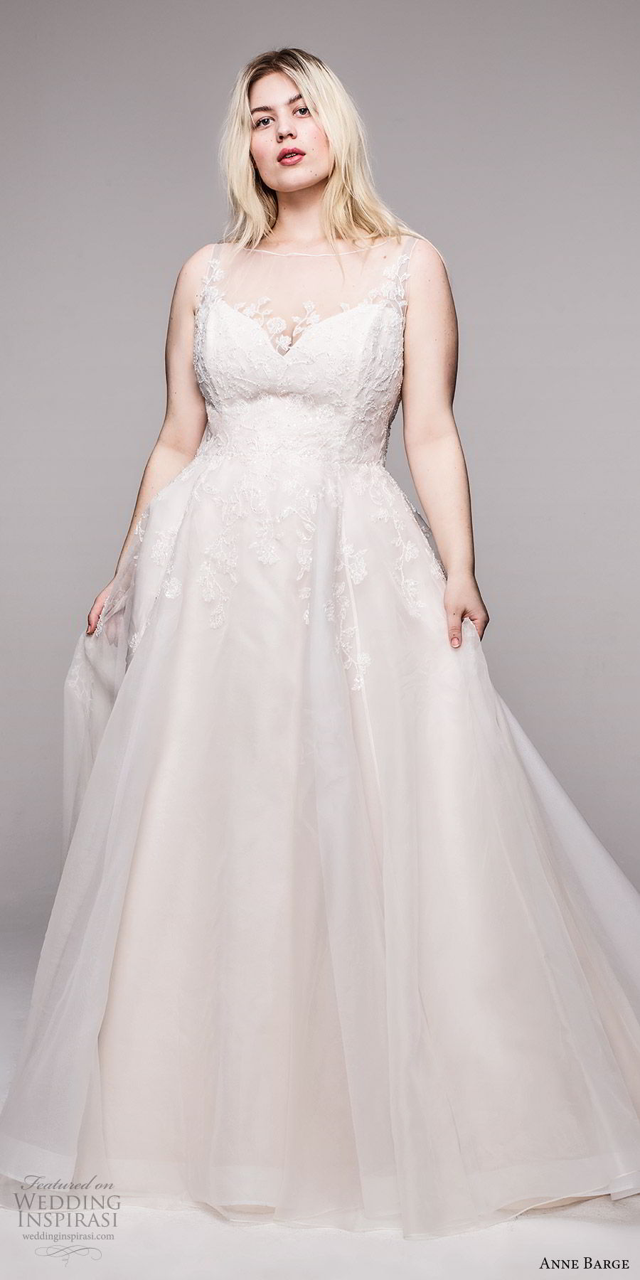 anne barge 2020 bridal plus size sleeveless illusion bateau neck sweetheart neckline embellished bodice a line ball gown wedding dress (11) romantic elegant mv