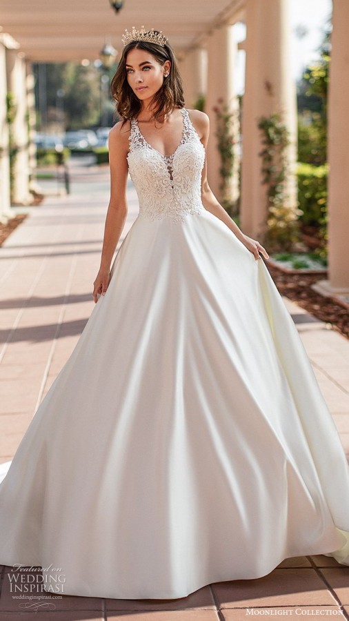Moonlight Collection Fall 2019 Wedding Dresses | Wedding Inspirasi