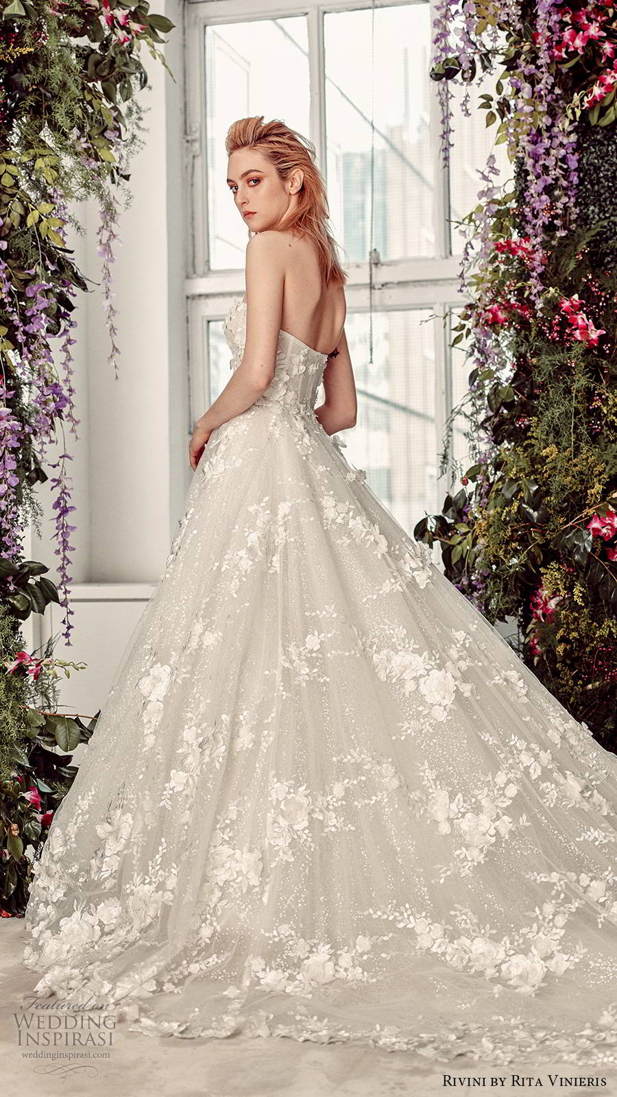 rivini by rita vinieris spring 2020 bridal strapless sweetheart neckline fully embellished elegant romantic a line ball gown wedding dress chapel train (8) bv rivini by rita vinieris spring 2020 bridal strapless sweetheart neckline fully embellished elegant romantic a line ball gown wedding dress chapel train (8) bv