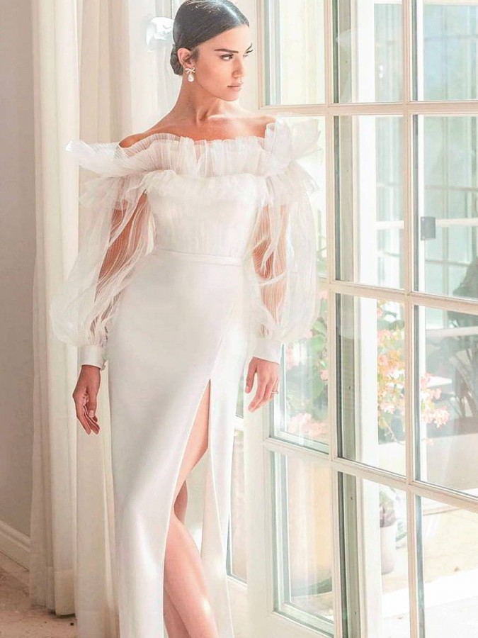 Here Comes the Bride, All Dressed in Alon Livné White | Wedding Inspirasi
