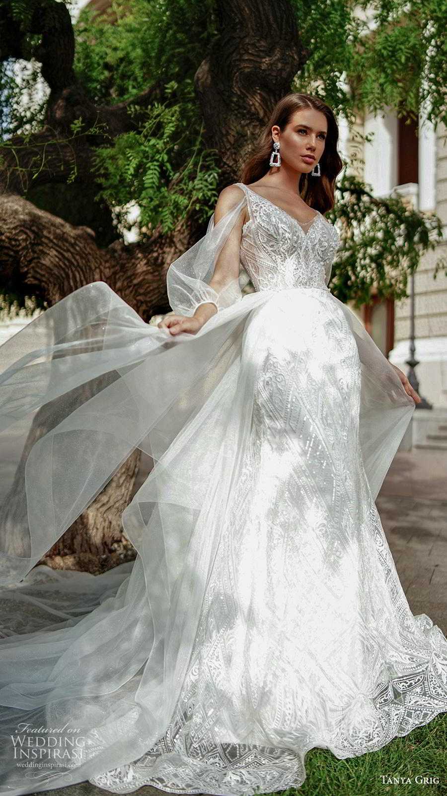 tanya grig 2020 bridal sleeveless with strap v neck full embellishment elegant glamorous fit and flare wedding dress backless sweep train (17) mv