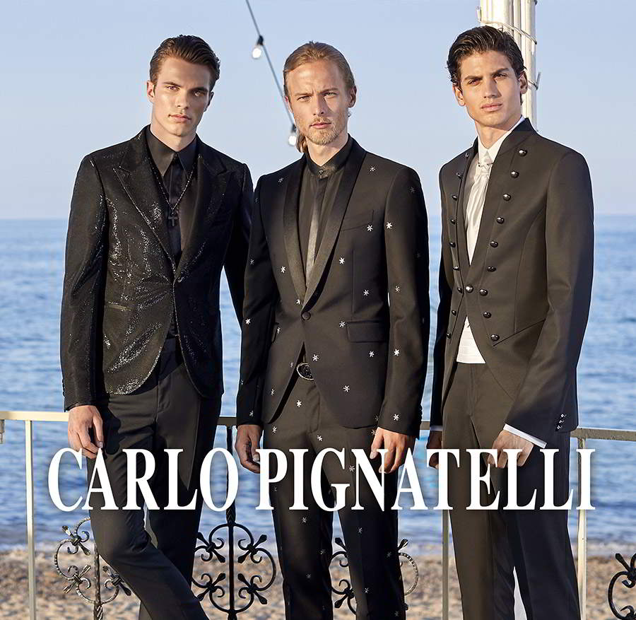 carlo pignatelli 2020 bridal menswear black tuxedo suit (10) mv