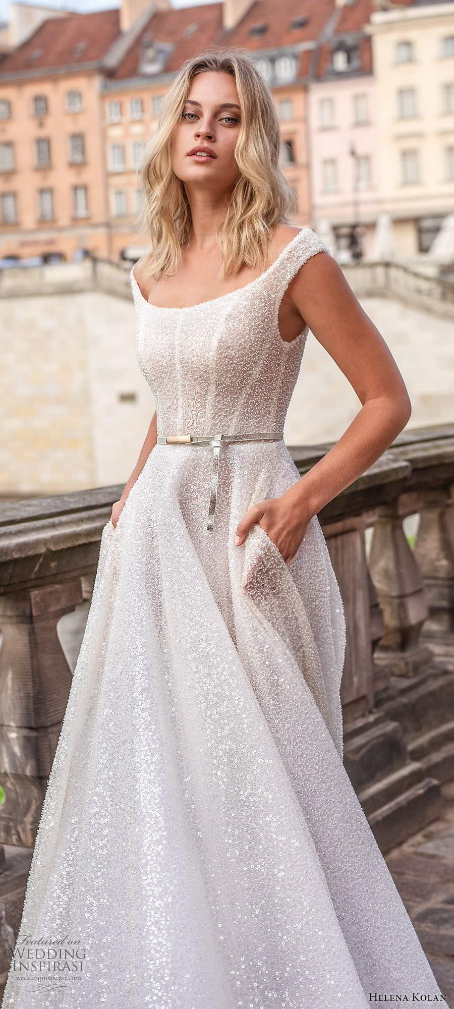 helena kolan 2020 bridal off shoulder cap sleeves scoop neckline fully embellished glitzy glam a line ball gown wedding dress pockets sweep train (13) zv helena kolan 2020 bridal off shoulder cap sleeves scoop neckline fully embellished glitzy glam a line ball gown wedding dress pockets sweep train (13) zv