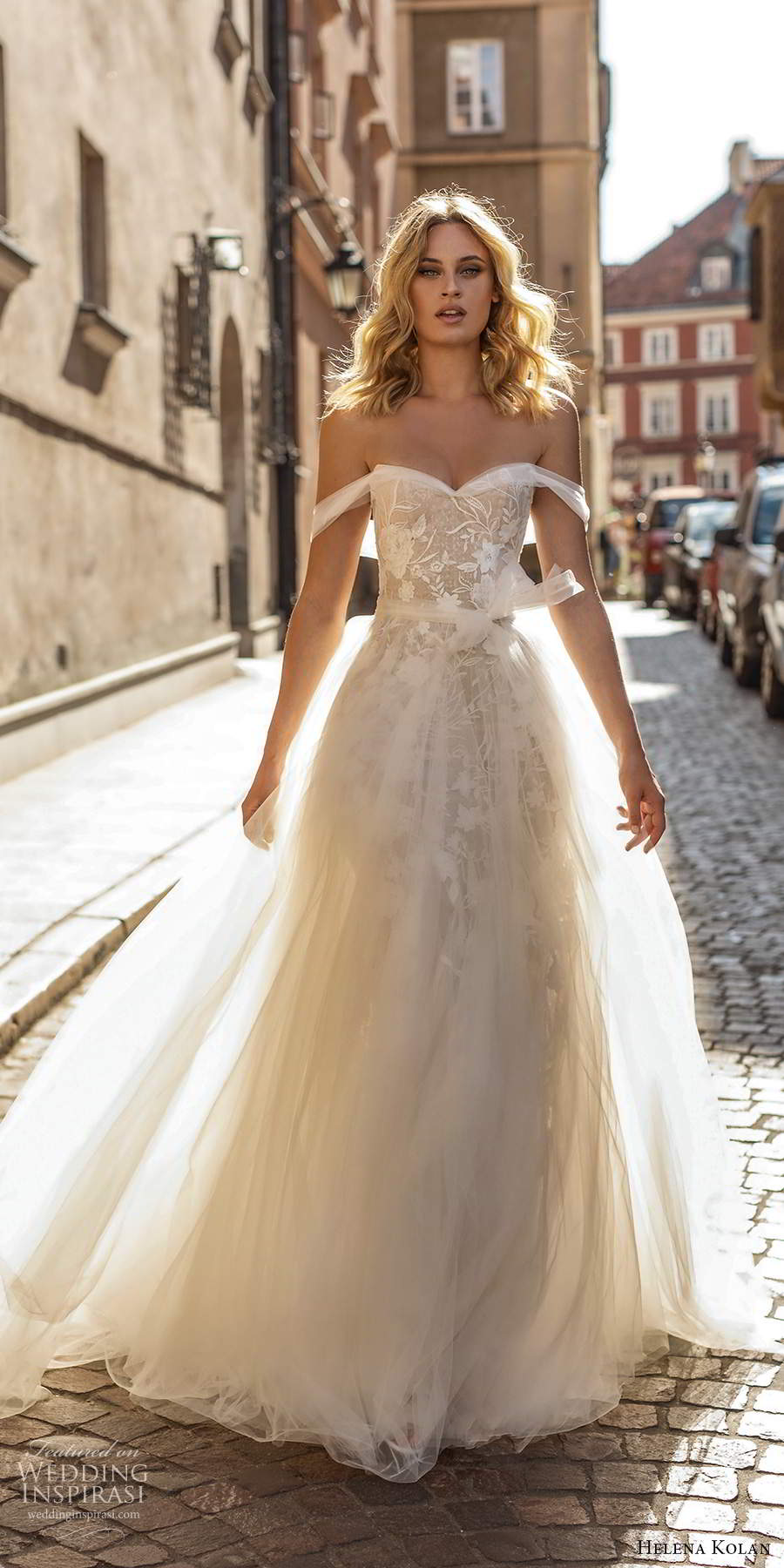 helena kolan 2020 bridal off shoulder straps sweetheart neckline fully embellished lace fit flare mermaid wedding dress ball gown overskirt sheer back chapel train (7) zv helena kolan 2020 bridal off shoulder straps sweetheart neckline fully embellished lace fit flare mermaid wedding dress ball gown overskirt sheer back chapel train (7) zv
