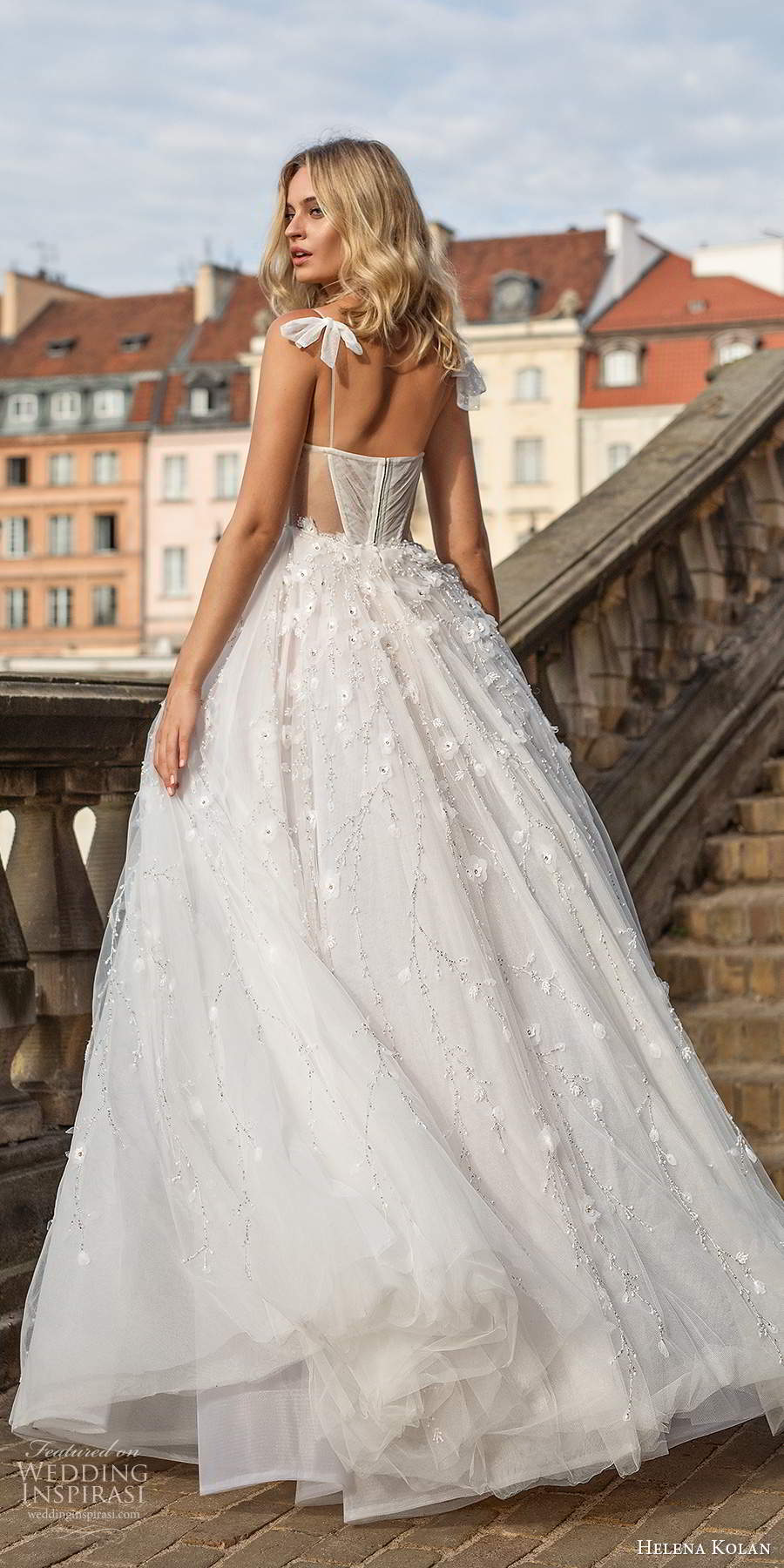 helena kolan 2020 bridal sleeveless thin straps sweetheart nevkline corset bodice fully embellished romantic a line ball gown wedding dress (5) bv helena kolan 2020 bridal sleeveless thin straps sweetheart nevkline corset bodice fully embellished romantic a line ball gown wedding dress (5) bv