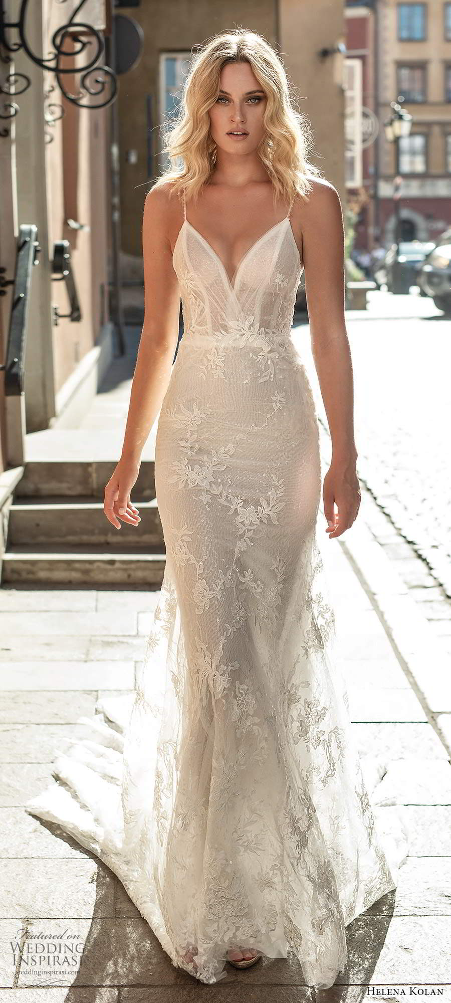 helena kolan 2020 bridal sleeveless thing straps sweetherat neckline fully embellished fit flare a line lace wedding dress sheer back chapel train (3) lv helena kolan 2020 bridal sleeveless thing straps sweetherat neckline fully embellished fit flare a line lace wedding dress sheer back chapel train (3) lv