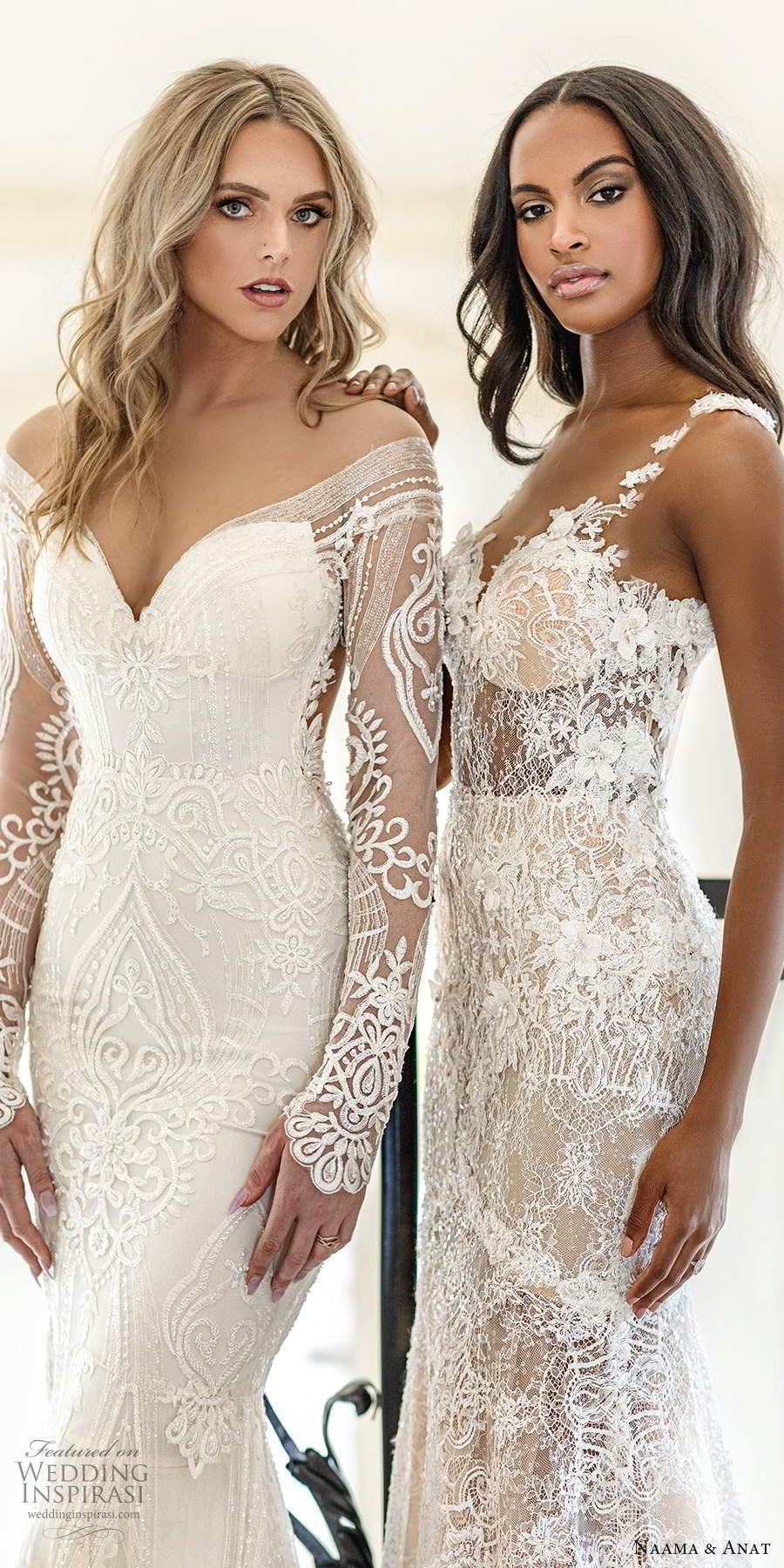 naama anat spring 2020 knottinghill bridal elegant romantic glitzy fully embellished lace wedding gowns sexy back chapel train (4) zv