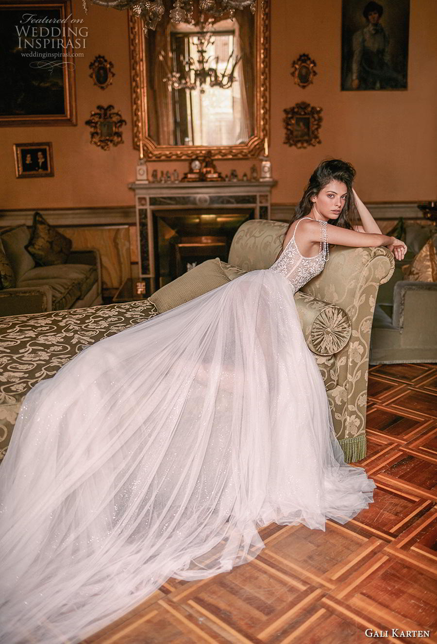 gali karten 2020 bridal spaghetti strap deep plunging v neck heavily embellished bodice slit skirt glamorous sexy soft a line wedding dress chapel train (11) sdv gali karten 2020 bridal spaghetti strap deep plunging v neck heavily embellished bodice slit skirt glamorous sexy soft a line wedding dress chapel train (11) sdv