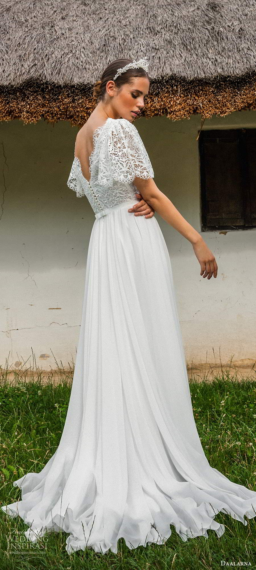 daalarna fall 2020 bridal flutter sleeves v neckline embellished lace bodice a line ball gown wedding dress chapel train (15) sv daalarna fall 2020 bridal flutter sleeves v neckline embellished lace bodice a line ball gown wedding dress chapel train (15) sv