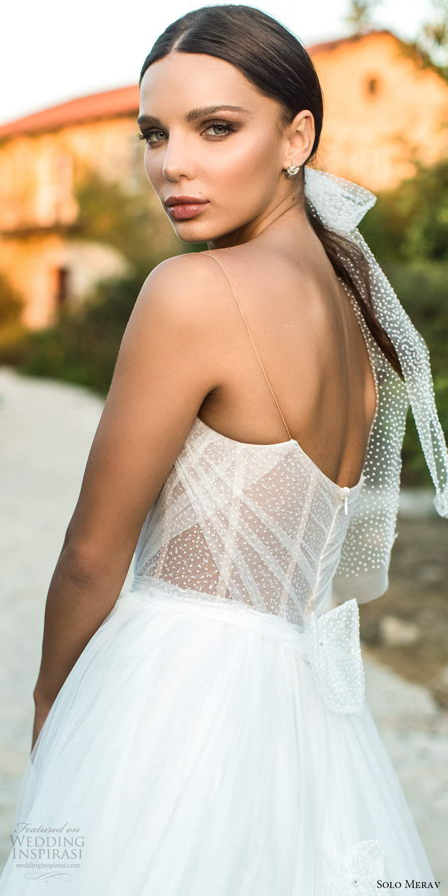 solo merav fall 2020 bridal sleeveless illusion straps semi sweetheart neckline ruched sheer bodice a line ball gown wedding dress slit skirt chapel train (1) zbv solo merav fall 2020 bridal sleeveless illusion straps semi sweetheart neckline ruched sheer bodice a line ball gown wedding dress slit skirt chapel train (1) zbv