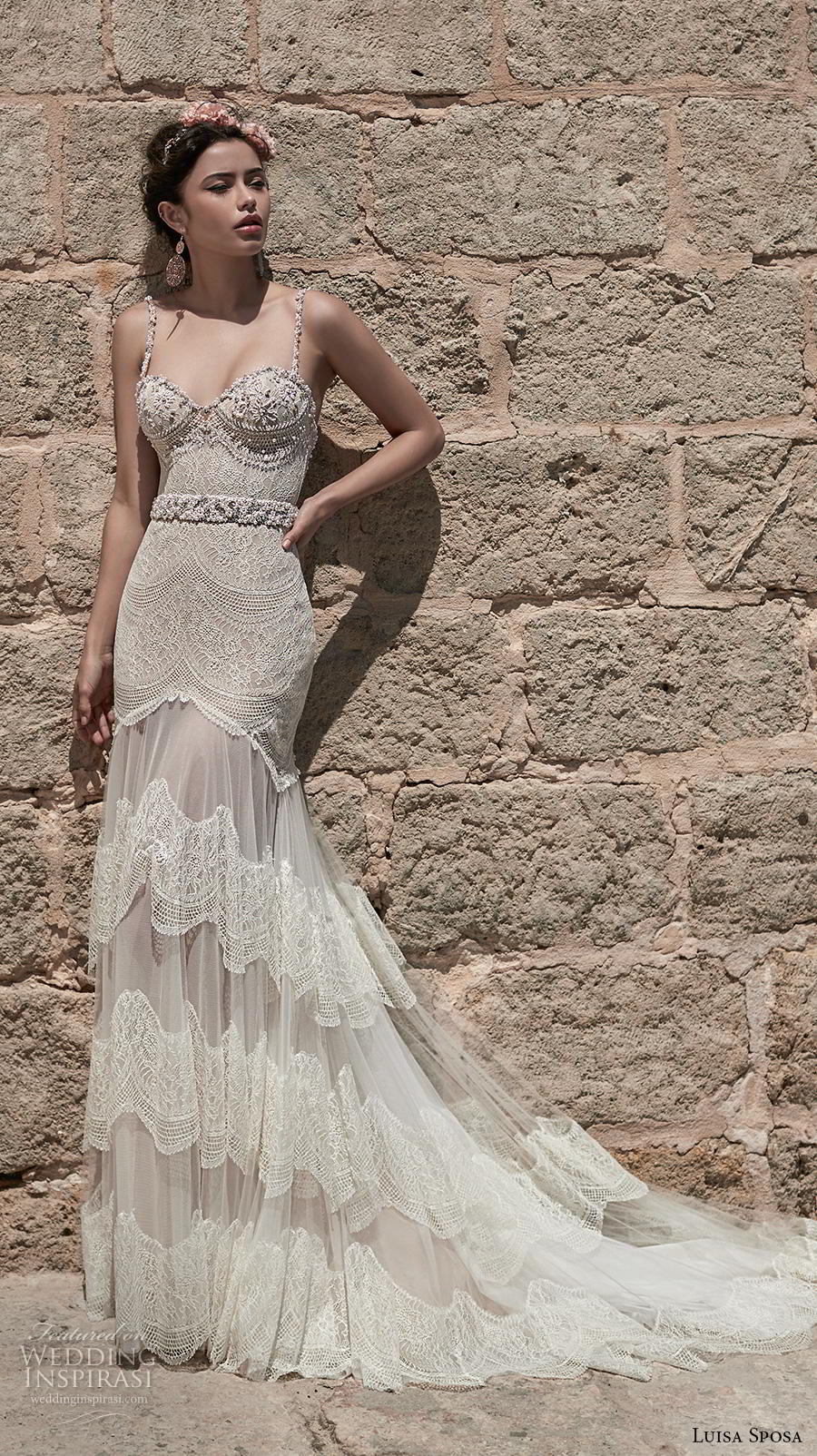 luisa sposa 2020 bridal sleeveless spaghetti strap sweetheart neckline heavily embellished bodice bustier glamorous fit and flare wedding dress (17) mv luisa sposa 2020 bridal sleeveless spaghetti strap sweetheart neckline heavily embellished bodice bustier glamorous fit and flare wedding dress (17) mv