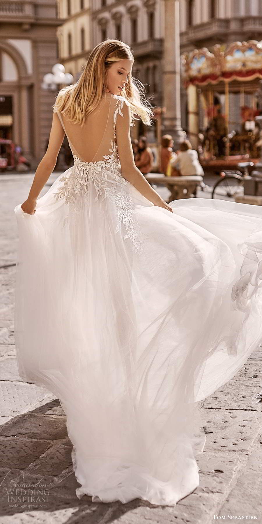 tom sebastien 2020 bridal illusion cap sleeves v neckline embellished bodice a line ball gown wedding dress low v back chapel train (7) bv tom sebastien 2020 bridal illusion cap sleeves v neckline embellished bodice a line ball gown wedding dress low v back chapel train (7) bv