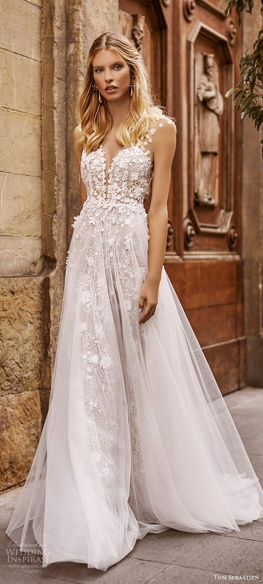 tom sebastien 2020 bridal sleeveless sheer straps plunging v neckline fully embellished a line ball gown wedding dress sheer v back chapel train (13) mv tom sebastien 2020 bridal sleeveless sheer straps plunging v neckline fully embellished a line ball gown wedding dress sheer v back chapel train (13) mv