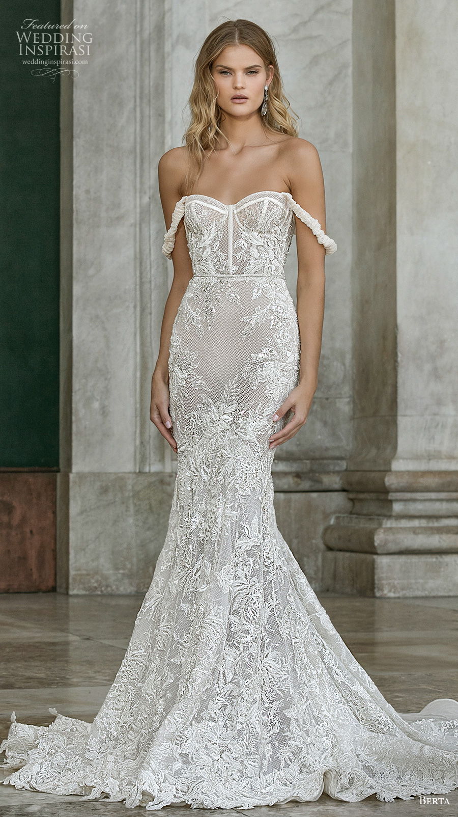 berta fall 2020 bridal off the shoulder sweetheart neckline full embellishment bustier sexy romantic mermaid wedding dress mid back chapel train (12) mv berta fall 2020 bridal off the shoulder sweetheart neckline full embellishment bustier sexy romantic mermaid wedding dress mid back chapel train (12) mv