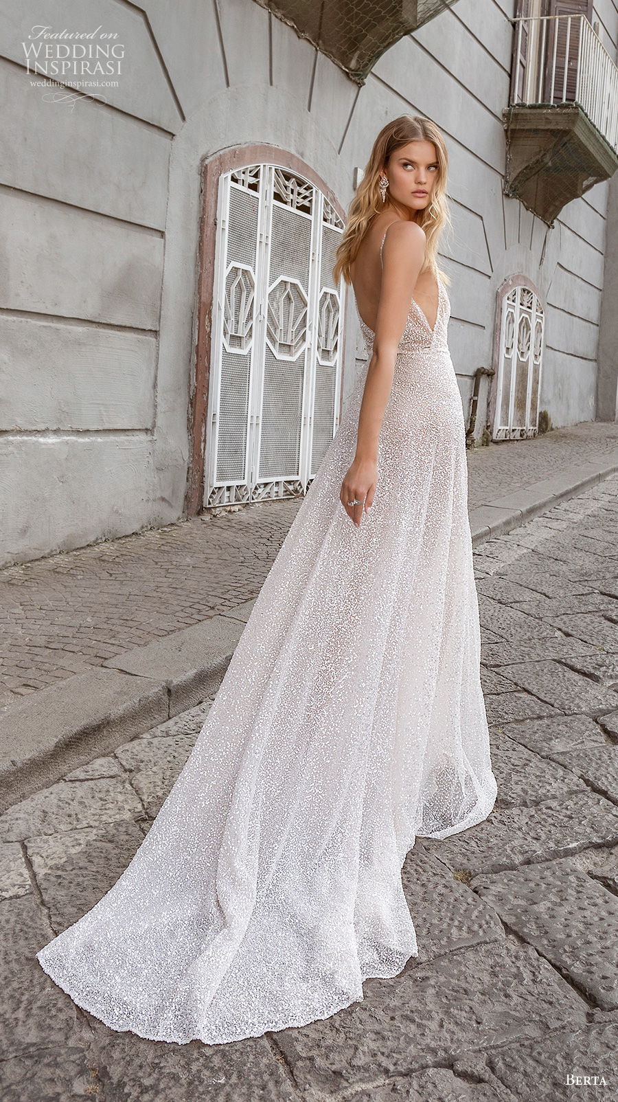 berta fall 2020 bridal sleeveless thin strap deep v neck light embellishment sexy glamorous a line wedding dress backless chapel train (14) bv berta fall 2020 bridal sleeveless thin strap deep v neck light embellishment sexy glamorous a line wedding dress backless chapel train (14) bv