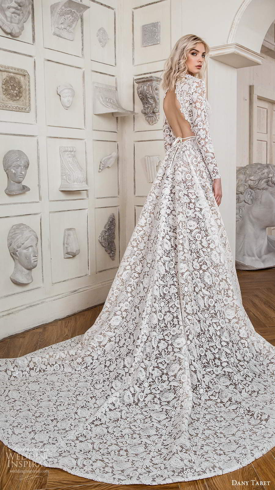 dany tabet 2020 bridal long sleeves high neckline fully embellished lace a line ball gown wedding dress chapel train (1) bv dany tabet 2020 bridal long sleeves high neckline fully embellished lace a line ball gown wedding dress chapel train (1) bv