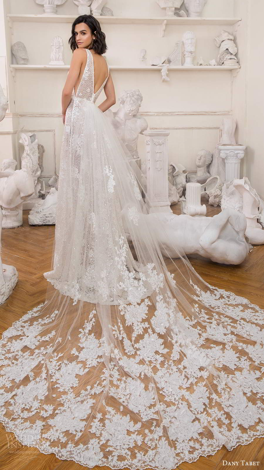 dany tabet 2020 bridal sleeveless staps v necklne fully embellished a line wedding dress chapel train (9) bv dany tabet 2020 bridal sleeveless staps v necklne fully embellished a line wedding dress chapel train (9) bv
