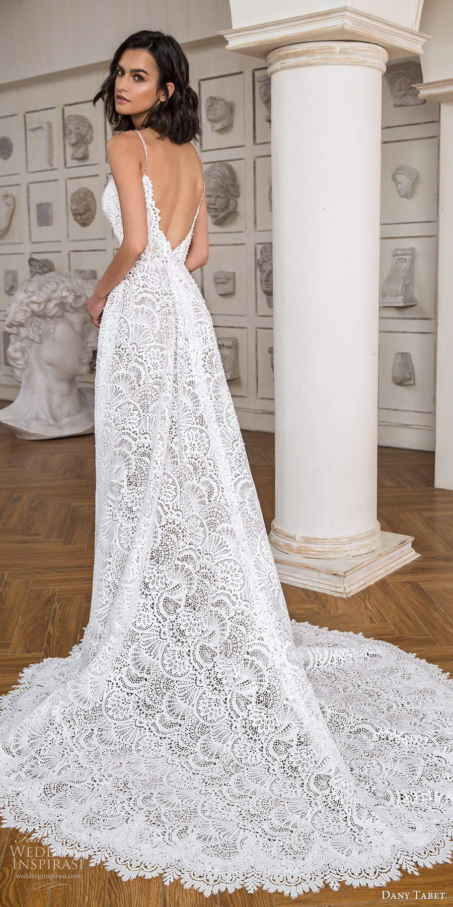 dany tabet 2020 bridal sleeveless thin straps sweetheart neckline fully embellished a line ball gown wedding dress v back chapel train (18) bv dany tabet 2020 bridal sleeveless thin straps sweetheart neckline fully embellished a line ball gown wedding dress v back chapel train (18) bv