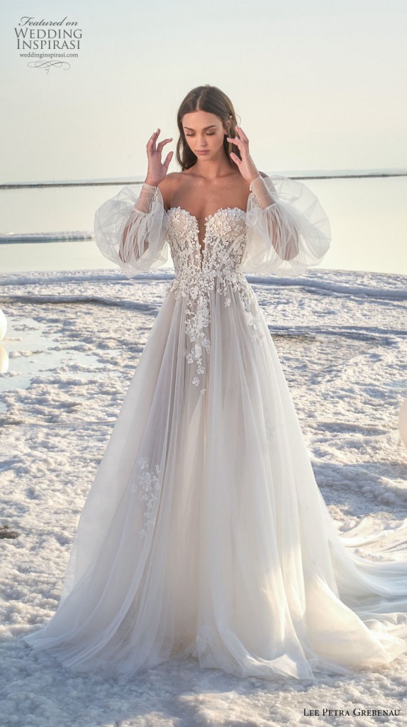 Lee Petra Grebenau 2020 Wedding Dresses — “Fields of Pearls” Bridal ...