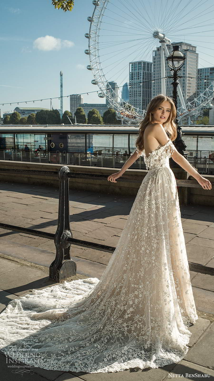 netta benshabu fall 2020 bridal off shoulder straps sweetheart neckline fully embellished a line ball gown wedding dress chapel train (5) bv netta benshabu fall 2020 bridal off shoulder straps sweetheart neckline fully embellished a line ball gown wedding dress chapel train (5) bv