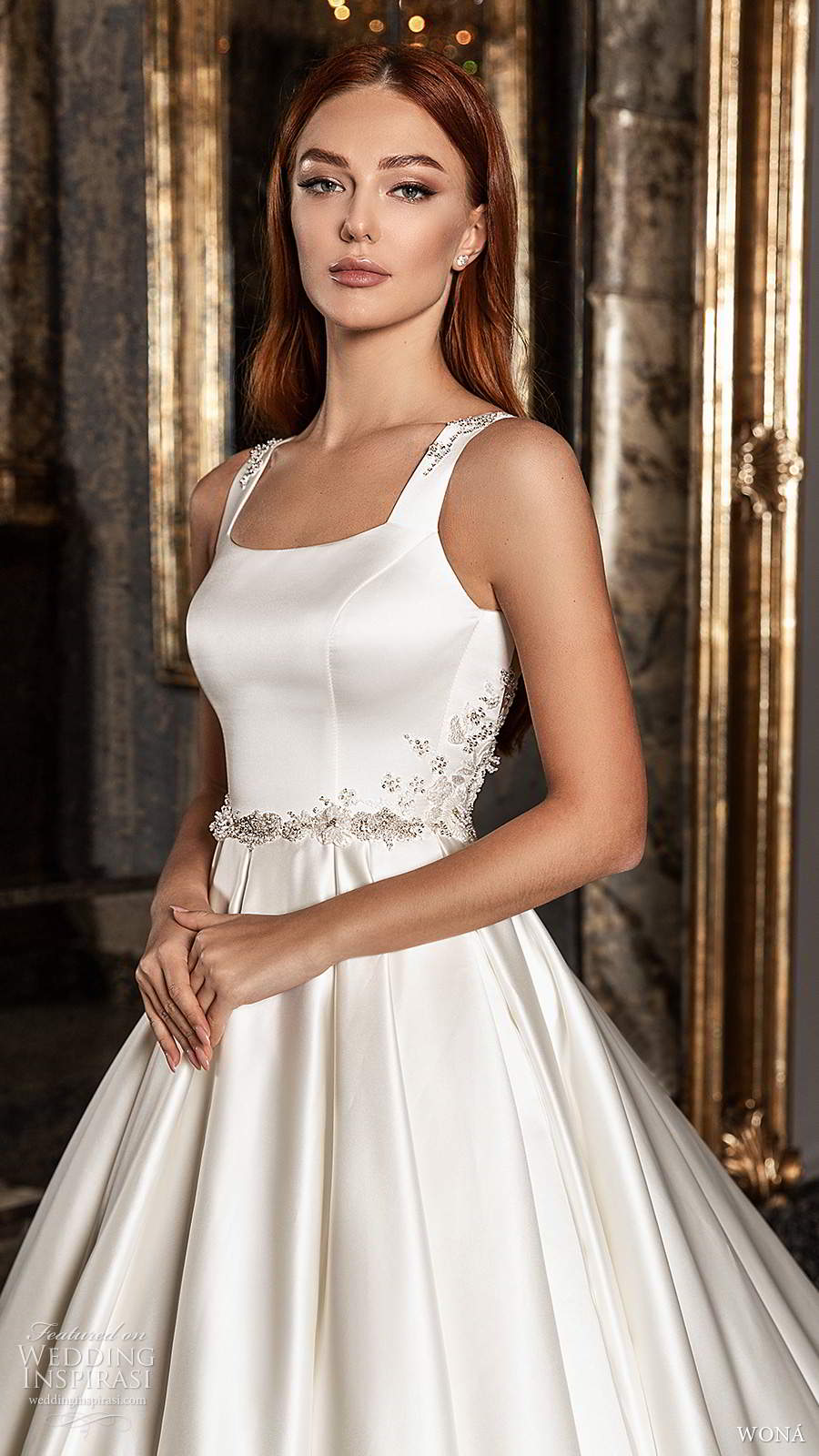 wona 2020 edem bridal sleeveless thick straps square neckline clean embellished waist a line ball gown wedding dress chapel train (5) mv wona 2020 edem bridal sleeveless thick straps square neckline clean embellished waist a line ball gown wedding dress chapel train (5) mv