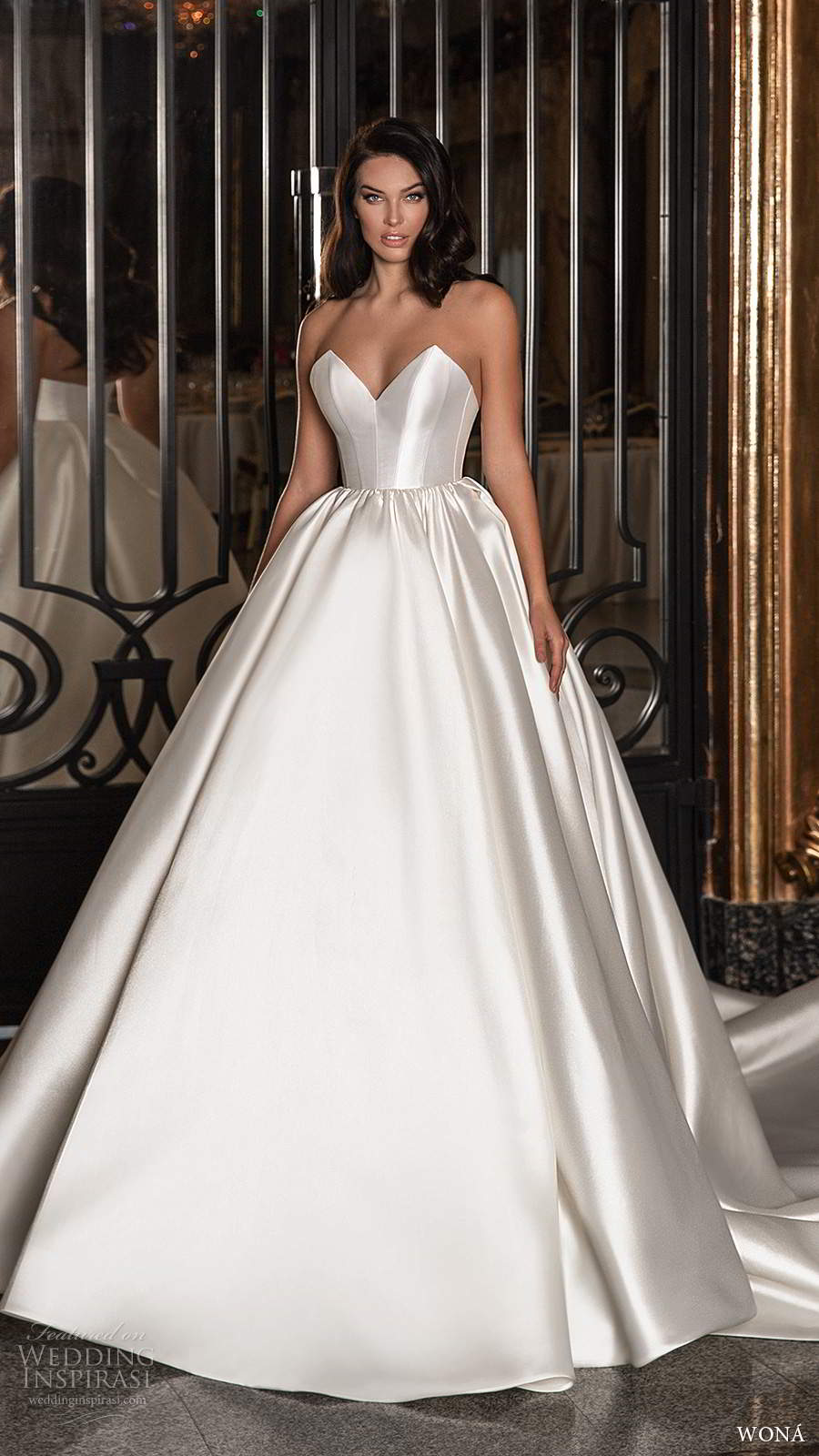 wona 2020 edem bridal strapless sweetheart neckline clean minimally embellished a line ball gown wedding dress cathedral tain (10) mv wona 2020 edem bridal strapless sweetheart neckline clean minimally embellished a line ball gown wedding dress cathedral tain (10) mv