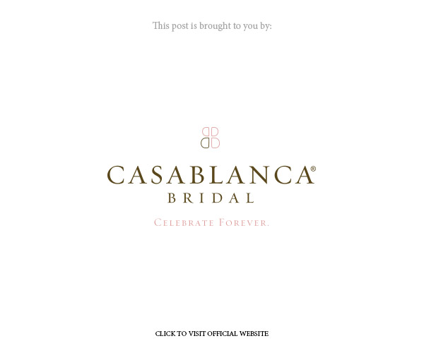 casablanca bridal 2020 collection featured on wedding inspirasi sponsored by banner below