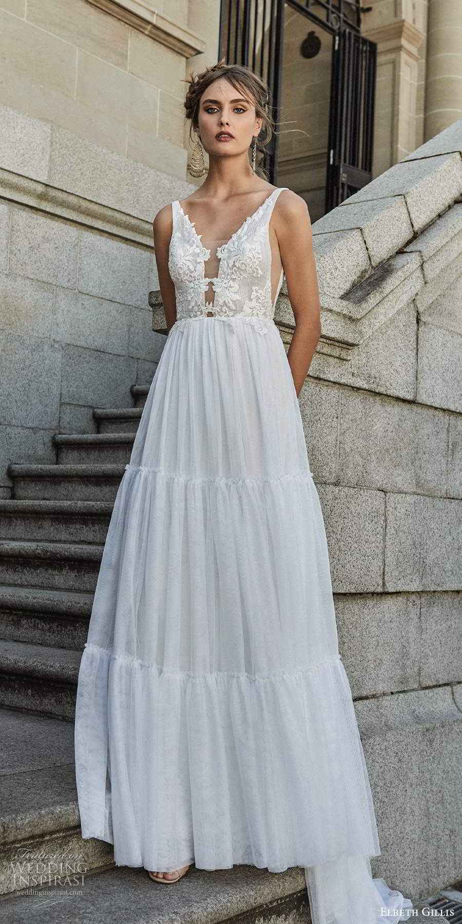 elbeth gillis 2021 bridal sleeveless straps plunging v neckline embellished bodice a line ball gown wedding dress chapel train (9) mv elbeth gillis 2021 bridal sleeveless straps plunging v neckline embellished bodice a line ball gown wedding dress chapel train (9) mv
