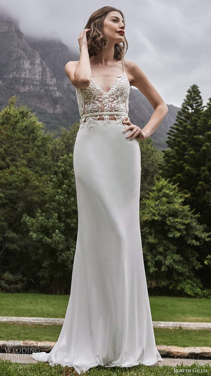 elbeth gillis 2021 bridal sleeveless straps sweetheart neckline embellished bodice clean skirt sheath wedding dress chapel train (17) mv elbeth gillis 2021 bridal sleeveless straps sweetheart neckline embellished bodice clean skirt sheath wedding dress chapel train (17) mv