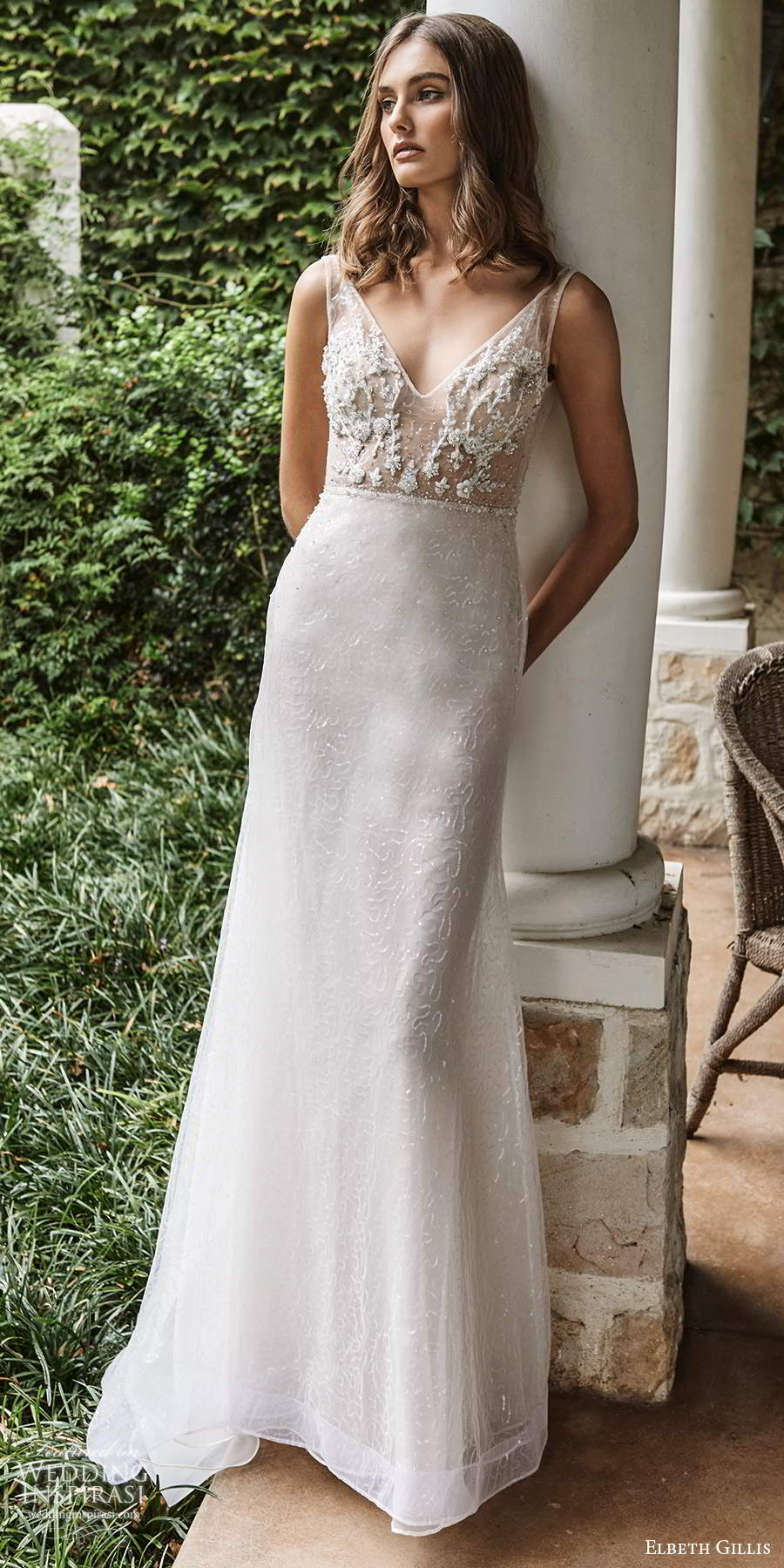 elbeth gillis 2021 bridal sleeveless straps v neckline embellished bodice a line wedding dress chapel train (6) mv elbeth gillis 2021 bridal sleeveless straps v neckline embellished bodice a line wedding dress chapel train (6) mv