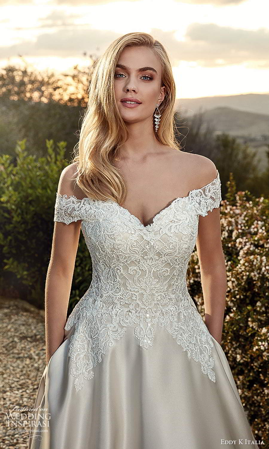 eddy k 2021 italia bridal sleeveless thin straps sweetheart neckline embellished bodice a line ball gown wedding dress chapel train (23) zv