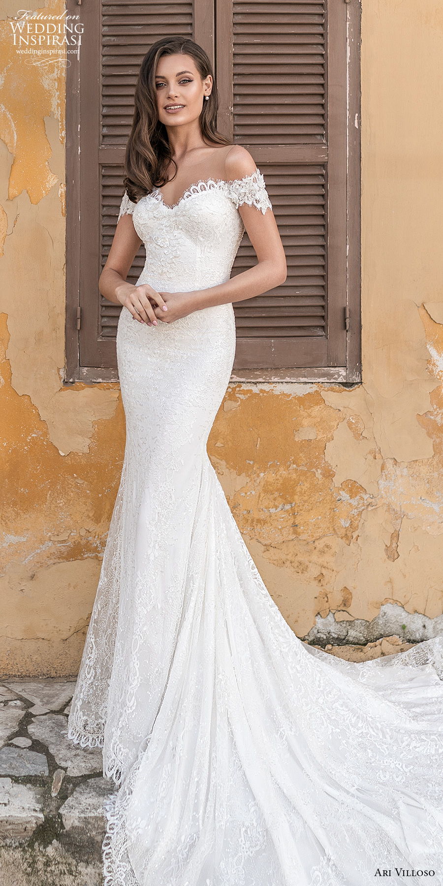 ari villoso 2021 bridal off the shoulder sweetheart neckline full embellishment elegant mermaid wedding dress sheer button v back chapel train (4) mv ari villoso 2021 bridal off the shoulder sweetheart neckline full embellishment elegant mermaid wedding dress sheer button v back chapel train (4) mv