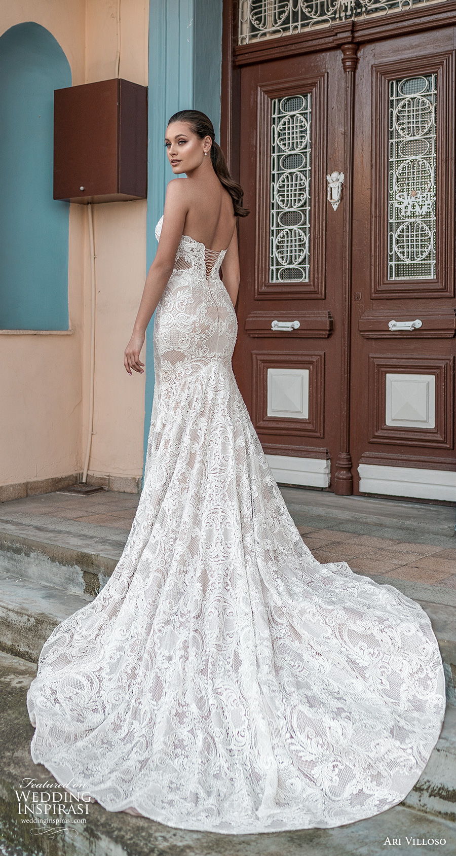 ari villoso 2021 bridal strapless sweetheart neckline full embellishment glamorous elegant fit and flare wedding dress corset back chapel train (10) bv ari villoso 2021 bridal strapless sweetheart neckline full embellishment glamorous elegant fit and flare wedding dress corset back chapel train (10) bv