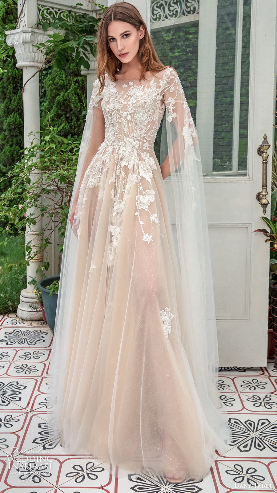 dany tabet 2021 emerge bridal long hanging sleeves bateau neck heavily embellished bodice romantic ivory modified a line wedding dress withcovered lace back chapel train (7) mv dany tabet 2021 emerge bridal long hanging sleeves bateau neck heavily embellished bodice romantic ivory modified a line wedding dress withcovered lace back chapel train (7) mv