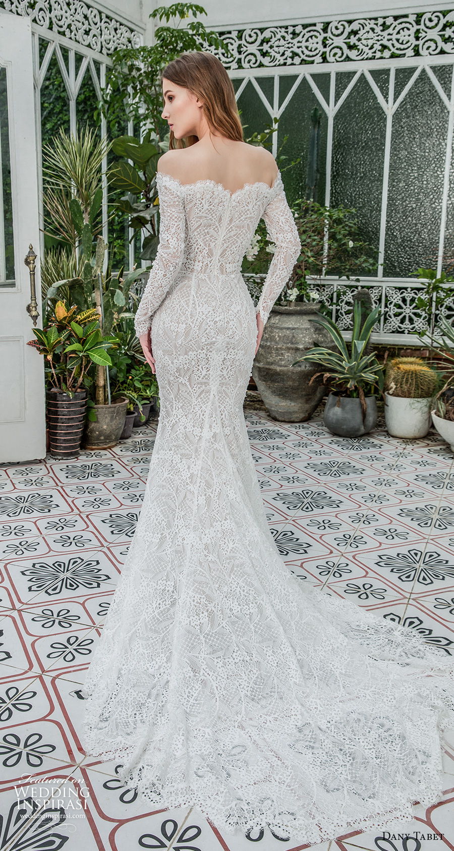 dany tabet 2021 emerge bridal long sleeves off the shoulder sweetheart neckline full embellishment elegant fit and flare wedding dress covered lace back chapel train (8) bv dany tabet 2021 emerge bridal long sleeves off the shoulder sweetheart neckline full embellishment elegant fit and flare wedding dress covered lace back chapel train (8) bv