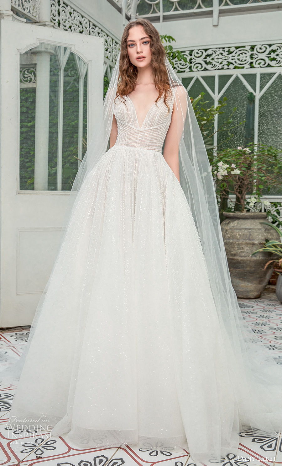 dany tabet 2021 emerge bridal sleeveless deep v neck full embellishment glitter glamorous romantic a line wedding dress backless v back chapel train (7) mv dany tabet 2021 emerge bridal sleeveless deep v neck full embellishment glitter glamorous romantic a line wedding dress backless v back chapel train (7) mv